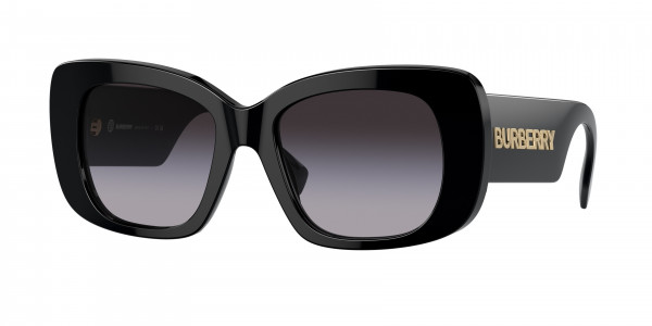 Burberry BE4410 Sunglasses, 30018G BLACK GREY GRADIENT (BLACK)