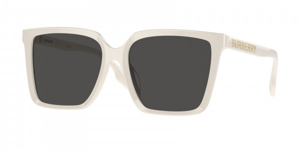 Burberry BE4411D Sunglasses, 410087 IVORY DARK GREY (BEIGE)