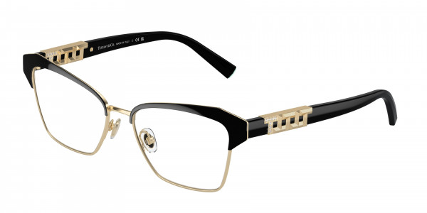 Tiffany & Co. TF1156B Eyeglasses, 6021 BLACK ON PALE GOLD PLATED (BLACK)
