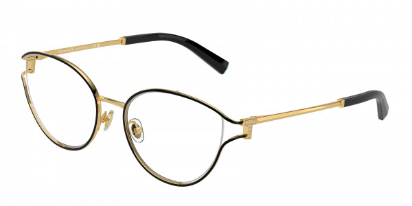 Tiffany & Co. TF1157B Eyeglasses, 6197 BLACK ON GOLD (BLACK)