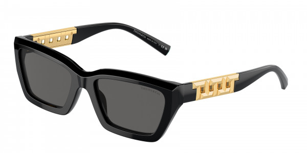 Tiffany & Co. TF4213F Sunglasses, 8001S4 BLACK DARK GREY (BLACK)