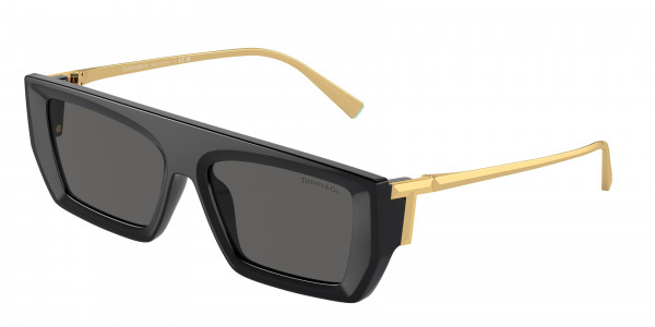 Tiffany & Co. TF4214U Sunglasses, 8001S4 BLACK DARK GREY (BLACK)