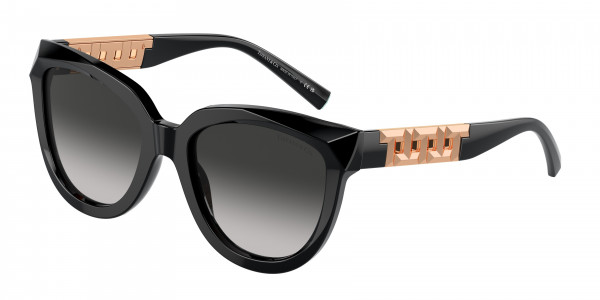 Tiffany & Co. TF4215F Sunglasses, 80013C BLACK GREY GRADIENT (BLACK)