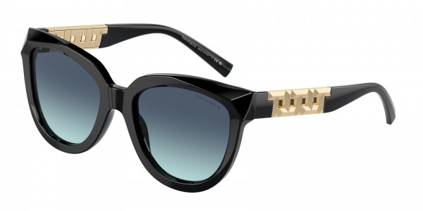 Tiffany & Co. TF4215 Sunglasses, 83429S BLACK AZURE GRADIENT BLUE (BLACK)