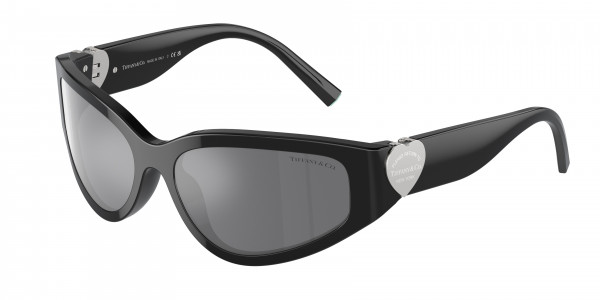Tiffany & Co. TF4217 Sunglasses, 80016G BLACK GREY MIRROR BLACK (BLACK)