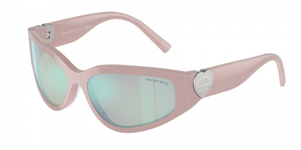 Tiffany & Co. TF4217 Sunglasses, 8393MU DUSTY PINK LIGHT BROWN MIRROR (PINK)