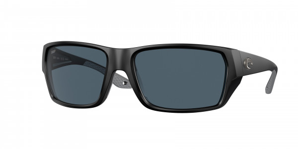 Costa Del Mar 6S9113 TAILFIN Sunglasses, 911306 TAILFIN MATTE BLACK GRAY 580P (BLACK)