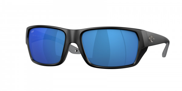Costa Del Mar 6S9113 TAILFIN Sunglasses, 911308 TAILFIN MATTE BLACK BLUE MIRRO (BLACK)