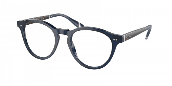 Polo PH2268F Eyeglasses, 5470 SHINY TRANSP. BLUE (BLUE)