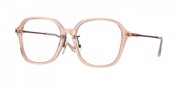Vogue VO5467D Eyeglasses, 2954 TRANSPARENT PEACH (PINK)