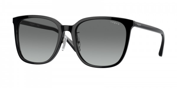 Vogue VO5537SD Sunglasses, W44/11 BLACK GREY GRADIENT (BLACK)