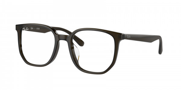 Ray-Ban Optical RX5411D Eyeglasses, 8218 TRANSPARENT GREEN (GREEN)