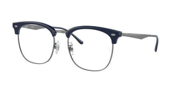 Ray-Ban Optical RX7318D Eyeglasses, 8210 BLUE ON GUNMETAL (BLUE)