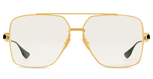 DITA GRAND-EMPERIK Eyeglasses, YELLOW GOLD - MATTE BLACK