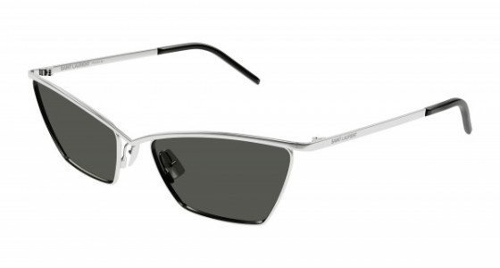 Saint Laurent SL 637 Sunglasses, 002 - SILVER with GREY lenses