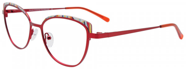 Takumi TK1278 Eyeglasses, 030 - Red & Red Mix Patterned Browline