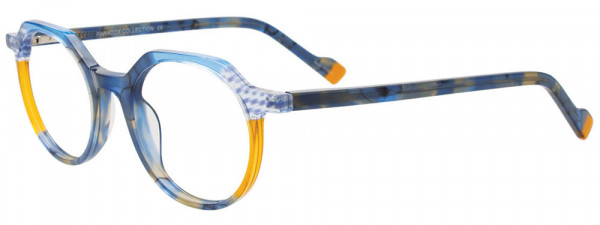 Paradox P5096 Eyeglasses, 050 - Multicolor Multipattern Blue & Amber /
