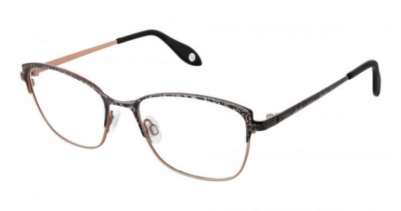 Fysh UK F-3727 Eyeglasses, S207-PURPLE LEOPARD