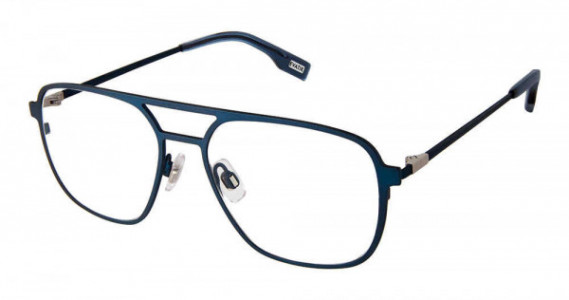 Evatik E-9265 Eyeglasses, M101-BLUE GUNMETAL