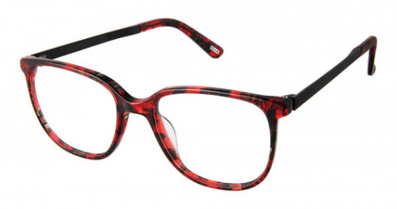 KLiiK Denmark K-754 Eyeglasses, S410-RED BLACK