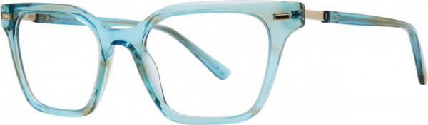 Kensie Slay Eyeglasses, Lagoon Green