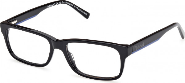 Timberland TB1847 Eyeglasses, 001 - Shiny Black / Shiny Black