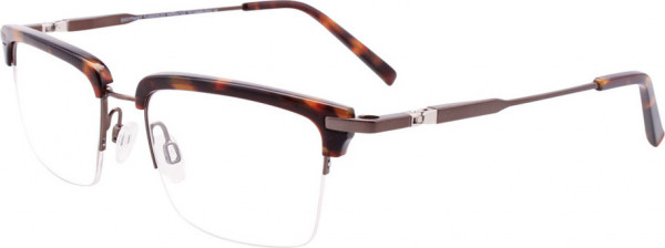 EasyTwist CT260 Eyeglasses, 010 - Demi Amber & Dark Grey