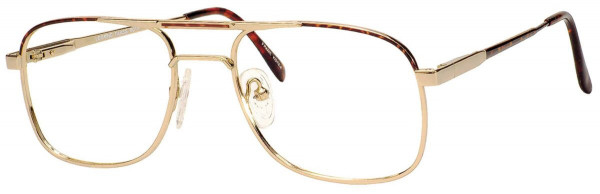 Looking Glass L8019 Eyeglasses, Gold-Demi Amber