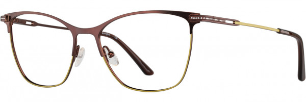 Cote D'Azur Cote d'Azur 370 Eyeglasses, 2 - Chocolate / Olive