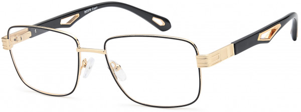 Di Caprio DC378 Eyeglasses, Black Gold