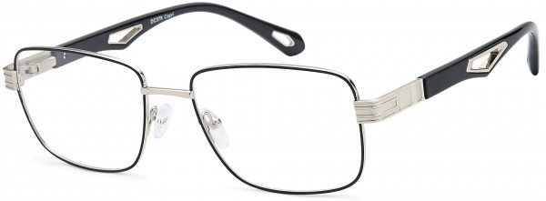 Di Caprio DC378 Eyeglasses, Black Silver