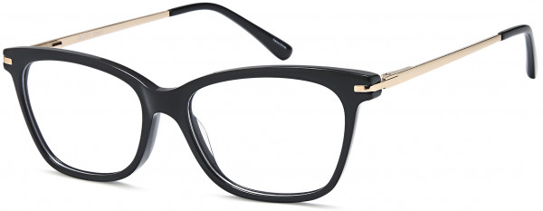Di Caprio DC377 Eyeglasses, Black Gold
