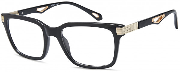 Di Caprio DC375 Eyeglasses, Black Gold