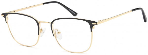 Di Caprio DC232 Eyeglasses, Black Gold