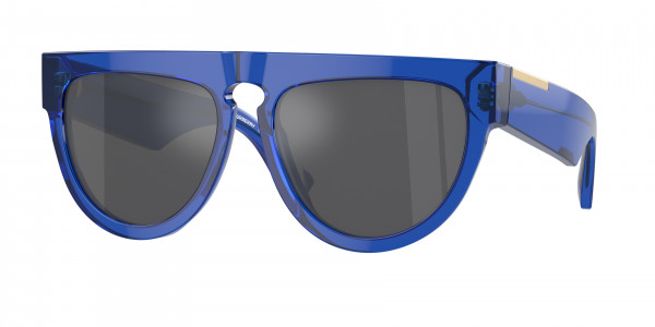 Burberry BE4416U Sunglasses, 34926G BLUE GREY MIRROR SILVER (BLUE)