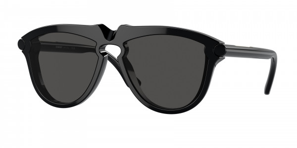 Burberry BE4417U Sunglasses, 300187 BLACK DARK GREY (BLACK)
