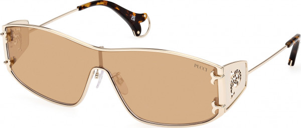 Emilio Pucci EP0213 Sunglasses, 32C - Shiny Pale Gold / Shiny Pale Gold