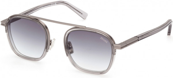 Ermenegildo Zegna EZ0231 Sunglasses, 20B - Shiny Grey / Shiny Grey