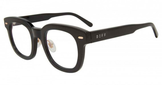 Diff VDFSMMR Eyeglasses, BLACK (BLAB)