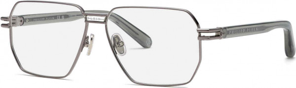 Philipp Plein VPP114M Eyeglasses, RUTHENIUM (0509)