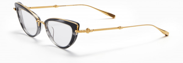 Valentino V - DAYDREAM Eyeglasses, Yellow Gold - Black Swirl