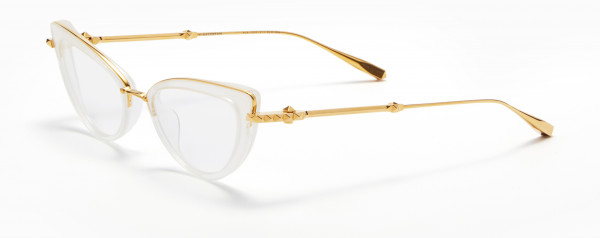 Valentino V - DAYDREAM Eyeglasses, Yellow Gold - Crystal Ivory