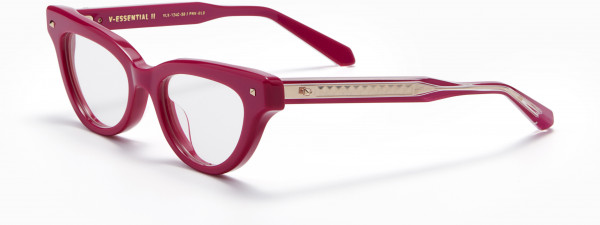 Valentino V - ESSENTIAL - II Eyeglasses, Pink - White Gold