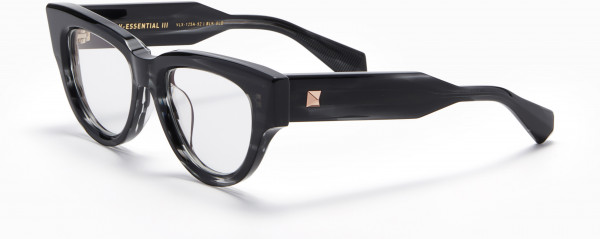 Valentino V - ESSENTIAL - III Eyeglasses, Black Swirl - White Gold