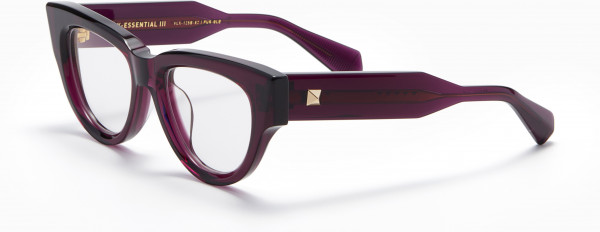 Valentino V - ESSENTIAL - III Eyeglasses, Crystal Purple - Yellow Gold