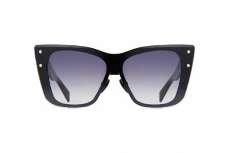 Balmain ARMOUR Sunglasses, Black - Gold w/ Dark Grey to Clear - AR
