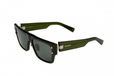 Balmain B - III Sunglasses, Dark Olive - Black Palladium w/ G-15 - AR