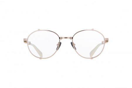 Balmain BRIGADE - I Eyeglasses, White Gold - Bone