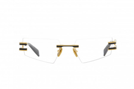 Balmain FIXE Eyeglasses, Gold - Matte Black - Black
