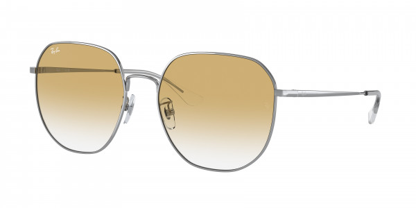 Ray-Ban RB3680D Sunglasses, 003/2Q SILVER CLEAR GRADIENT YELLOW (SILVER)